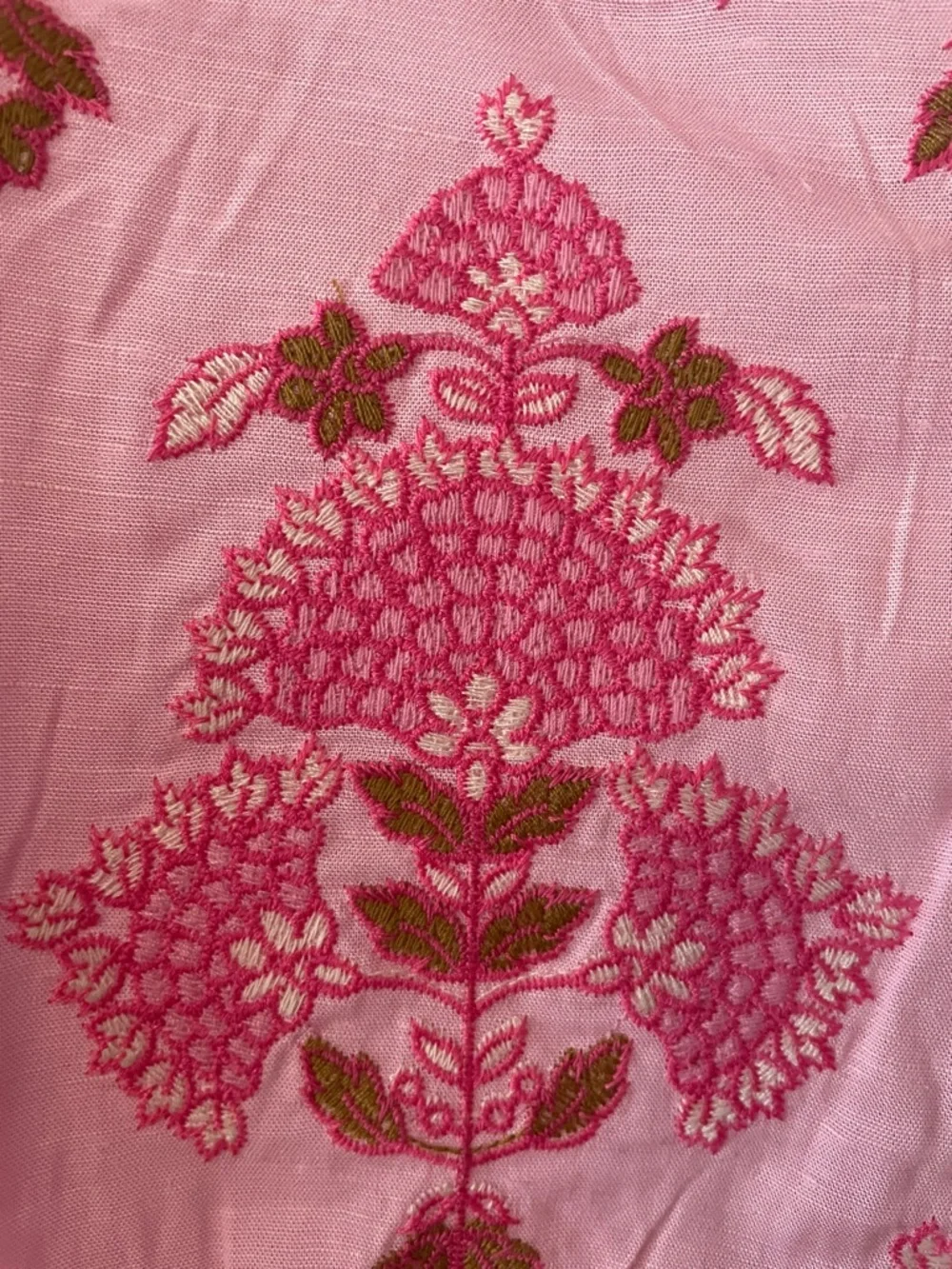 THML Pink Floral Quinn Short-Sleeve Button Front Top - Picture 3 of 10